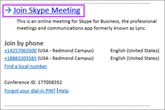 skype for business meeting invite mac